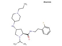 (4R)-N-[2-(2-fluorophenyl)ethyl]-1-isopropyl-4-[(1-propyl-4-piperidinyl)amino]-L-prolinamide