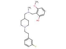 2-{[({1-[2-(3-fluorophenyl)ethyl]-4-piperidinyl}methyl)(methyl)amino]methyl}-3-methoxyphenol