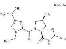 (2S,4S)-4-amino-1-[(1-ethyl-3-isopropyl-1H-pyrazol-5-yl)carbonyl]-N-isopropylpyrrolidine-2-carboxamide