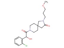 8-[(2-chlorophenyl)(hydroxy)acetyl]-2-(3-methoxypropyl)-2,8-diazaspiro[4.5]decan-3-one