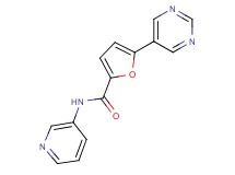 N-pyridin-3-yl-5-pyrimidin-5-yl-2-furamide