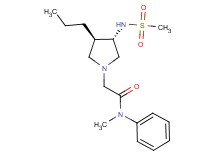 N-methyl-2-{(3S*,4R*)-3-[(methylsulfonyl)amino]-4-propylpyrrolidin-1-yl}-N-phenylacetamide