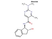 2-(dimethylamino)-N-[(1R,2R)-2-hydroxy-2,3-dihydro-1H-inden-1-yl]-4-methylpyrimidine-5-carboxamide
