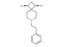 (1R*,3S*)-7-(2-phenylethyl)-7-azaspiro[3.5]nonane-1,3-diol
