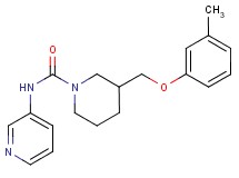 3-[(3-methylphenoxy)methyl]-N-pyridin-3-ylpiperidine-1-carboxamide