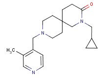 2-(cyclopropylmethyl)-9-[(3-methylpyridin-4-yl)methyl]-2,9-diazaspiro[5.5]undecan-3-one