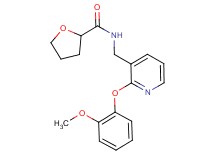 N-{[2-(2-methoxyphenoxy)-3-pyridinyl]methyl}tetrahydro-2-furancarboxamide