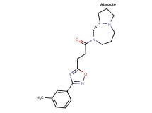 (9aS)-2-{3-[3-(3-methylphenyl)-1,2,4-oxadiazol-5-yl]propanoyl}octahydro-1H-pyrrolo[1,2-a][1,4]diazepine