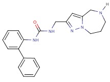N-biphenyl-2-yl-N'-(5,6,7,8-tetrahydro-4H-pyrazolo[1,5-a][1,4]diazepin-2-ylmethyl)urea
