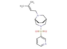 (1R*,5R*)-6-(3-methyl-2-buten-1-yl)-3-(3-pyridinylsulfonyl)-3,6-diazabicyclo[3.2.2]nonane