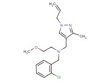 N-[(1-allyl-3-methyl-1H-pyrazol-4-yl)methyl]-N-(2-chlorobenzyl)-2-methoxyethanamine