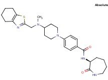 4-{4-[methyl(4,5,6,7-tetrahydro-1,3-benzothiazol-2-ylmethyl)amino]-1-piperidinyl}-N-[(3S)-2-oxo-3-azepanyl]benzamide