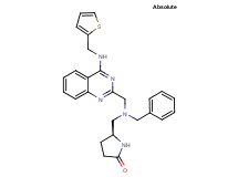 (5S)-5-{[benzyl({4-[(2-thienylmethyl)amino]-2-quinazolinyl}methyl)amino]methyl}-2-pyrrolidinone