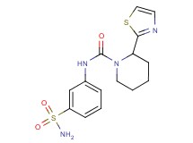 N-[3-(aminosulfonyl)phenyl]-2-(1,3-thiazol-2-yl)piperidine-1-carboxamide
