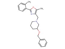 3-(benzyloxy)-1-{[5-methyl-2-(2-methylphenyl)-1,3-oxazol-4-yl]methyl}piperidine