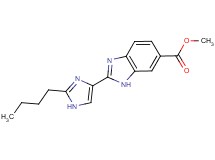 methyl 2-(2-butyl-1H-imidazol-4-yl)-1H-benzimidazole-6-carboxylate