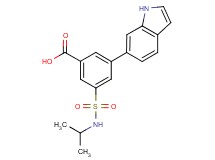 3-(1H-indol-6-yl)-5-[(isopropylamino)sulfonyl]benzoic acid