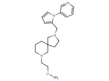 7-(2-methoxyethyl)-2-{[1-(3-pyridinyl)-1H-pyrrol-2-yl]methyl}-2,7-diazaspiro[4.5]decane
