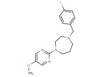 1-(4-fluorobenzyl)-4-(5-methoxy-2-pyrimidinyl)-1,4-diazepane