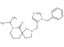 2-[(1-benzyl-1H-imidazol-5-yl)methyl]-7-isopropyl-2,7-diazaspiro[4.5]decan-6-one