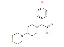 (4-hydroxyphenyl)(4-thiomorpholin-4-ylpiperidin-1-yl)acetic acid
