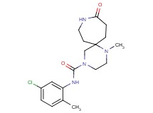 N-(5-chloro-2-methylphenyl)-1-methyl-10-oxo-1,4,9-triazaspiro[5.6]dodecane-4-carboxamide