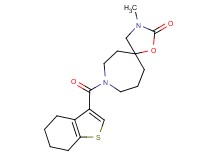 3-methyl-8-(4,5,6,7-tetrahydro-1-benzothien-3-ylcarbonyl)-1-oxa-3,8-diazaspiro[4.6]undecan-2-one