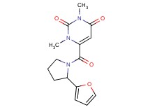 6-{[2-(2-furyl)pyrrolidin-1-yl]carbonyl}-1,3-dimethylpyrimidine-2,4(1H,3H)-dione