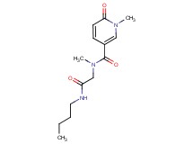 N-[2-(butylamino)-2-oxoethyl]-N,1-dimethyl-6-oxo-1,6-dihydropyridine-3-carboxamide