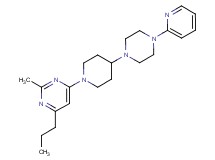 2-methyl-4-propyl-6-[4-(4-pyridin-2-ylpiperazin-1-yl)piperidin-1-yl]pyrimidine