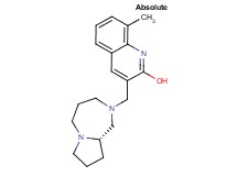 3-[(9aS)-hexahydro-1H-pyrrolo[1,2-a][1,4]diazepin-2(3H)-ylmethyl]-8-methyl-2-quinolinol