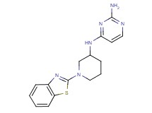 N~4~-[1-(1,3-benzothiazol-2-yl)-3-piperidinyl]-2,4-pyrimidinediamine