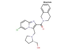 ((2S)-1-{[6-chloro-2-(3,4-dihydro-2(1H)-isoquinolinylcarbonyl)imidazo[1,2-a]pyridin-3-yl]methyl}-2-pyrrolidinyl)methanol