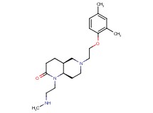 (4aS*,8aR*)-6-[2-(2,4-dimethylphenoxy)ethyl]-1-[2-(methylamino)ethyl]octahydro-1,6-naphthyridin-2(1H)-one