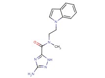 3-amino-N-[2-(1H-indol-1-yl)ethyl]-N-methyl-1H-1,2,4-triazole-5-carboxamide
