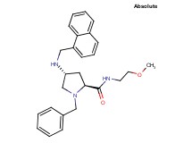 (4R)-1-benzyl-N-(2-methoxyethyl)-4-[(1-naphthylmethyl)amino]-L-prolinamide