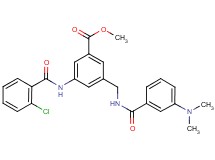 methyl 3-[(2-chlorobenzoyl)amino]-5-({[3-(dimethylamino)benzoyl]amino}methyl)benzoate