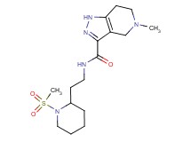 5-methyl-N-{2-[1-(methylsulfonyl)piperidin-2-yl]ethyl}-4,5,6,7-tetrahydro-1H-pyrazolo[4,3-c]pyridine-3-carboxamide