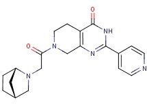 7-[(1S*,4R*)-2-azabicyclo[2.2.1]hept-2-ylacetyl]-2-pyridin-4-yl-5,6,7,8-tetrahydropyrido[3,4-d]pyrimidin-4(3H)-one