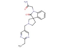 2-[1'-[(2-ethyl-5-pyrimidinyl)methyl]-2-oxospiro[indole-3,3'-pyrrolidin]-1(2H)-yl]acetamide