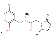 N-(5-chloro-2-methoxybenzyl)-N-methyl-2-(2-methyl-5-oxopyrrolidin-1-yl)acetamide