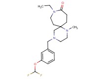4-[3-(difluoromethoxy)benzyl]-9-ethyl-1-methyl-1,4,9-triazaspiro[5.6]dodecan-10-one