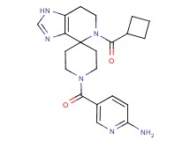 5-{[5-(cyclobutylcarbonyl)-1,5,6,7-tetrahydro-1'H-spiro[imidazo[4,5-c]pyridine-4,4'-piperidin]-1'-yl]carbonyl}pyridin-2-amine
