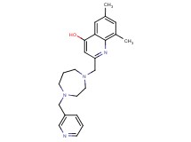 6,8-dimethyl-2-{[4-(pyridin-3-ylmethyl)-1,4-diazepan-1-yl]methyl}quinolin-4-ol