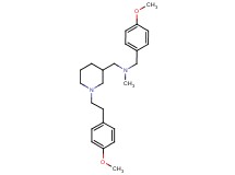 (4-methoxybenzyl)({1-[2-(4-methoxyphenyl)ethyl]-3-piperidinyl}methyl)methylamine
