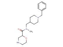 N-[(1-benzyl-4-piperidinyl)methyl]-N-methyl-2-morpholinecarboxamide dihydrochloride