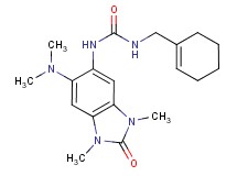 N-(cyclohex-1-en-1-ylmethyl)-N'-[6-(dimethylamino)-1,3-dimethyl-2-oxo-2,3-dihydro-1H-benzimidazol-5-yl]urea