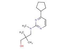 3-[(4-cyclopentylpyrimidin-2-yl)(methyl)amino]-2,2-dimethylpropan-1-ol