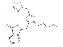 3-{[1-butyl-3-(1H-1,2,4-triazol-1-ylmethyl)-1H-1,2,4-triazol-5-yl]methyl}isoindolin-1-one