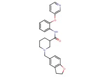 1-(2,3-dihydro-1-benzofuran-5-ylmethyl)-N-[2-(3-pyridinyloxy)phenyl]-3-piperidinecarboxamide